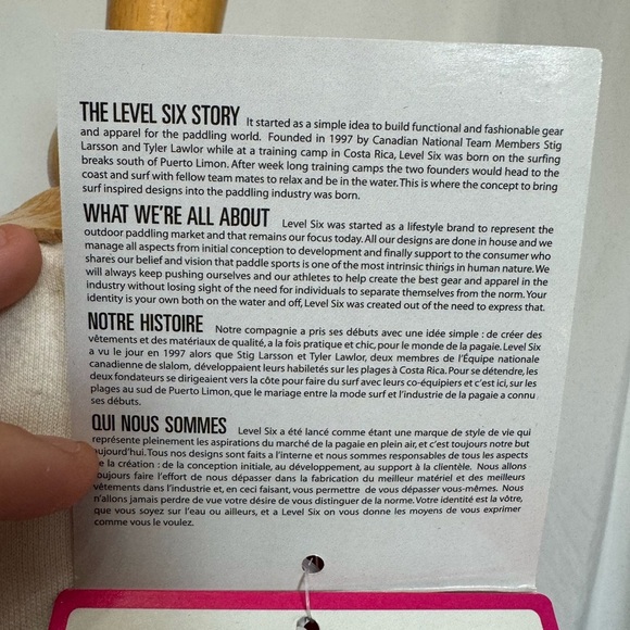 NWT LEVEL SIX Sunguard Dry Top UPF Protection - Picture 7 of 12